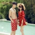 Cặp đôi đồ bơi đi biển cặp đôi mẫu 2019 mới mùa hè cổ tích quạt bãi biển siêu cổ tích gợi cảm JH0806 - Vài đồ bơi