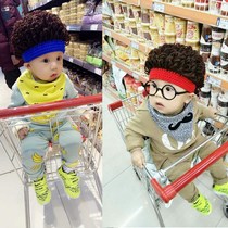 Boy super cute Korean wild head hat Baby boy three months baby hat Baby boy Autumn and winter cute child