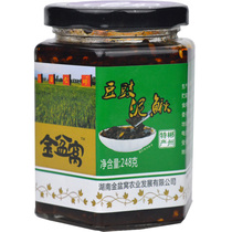 Anren specialty golden pot bean drum mudfish flavor chili fish canned pickles grandmother dish spicy Loach snack fish