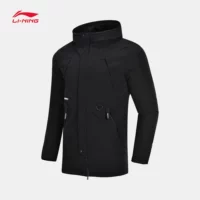 Li Ning cotton phù hợp với nam giới BAD FIVE loạt bóng rổ chống nước giật gân phù hợp với quần áo thể thao mùa đông AFMN021 - Quần áo độn bông thể thao áo khoác phao dài