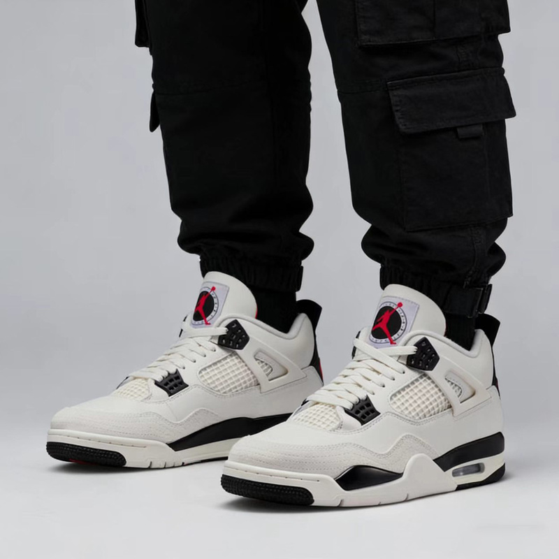 Nike Air Jordan4 Men's Non-Slip Wear-Resistant Breathable Cushioning Sports Casual Shoes Im4002-100