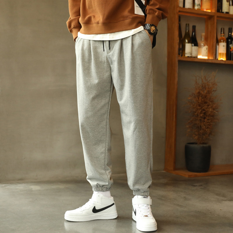 Cangshi Yishu Tide Brand Sports Pants, Sweater Pants, 2021 Autumn New Loose Versatile Casual Pants Knit Pants
