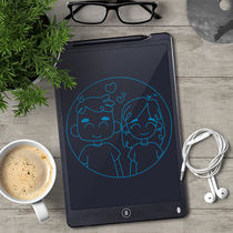 Drawing board Childrens liquid crystal handwriting board Early teaching Enlightenment toy baby drawing board small blackboard eye guard with intelligent child lock