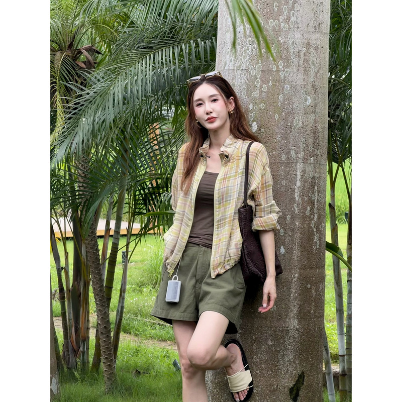 He He's Qingye Geyu (Green Field Style) Copper Ammonia Silk Washed Vintage Ultra-Thin Sun-Protective Versatile Fashion Cardigan Jacket Ph5398 He He's Qingye Geyu (Green Field Style) Copper Ammonia Silk Washed Vintage Ultra-Thin Sun-Protective Versatile Fashion Cardigan Jacket Ph5398
