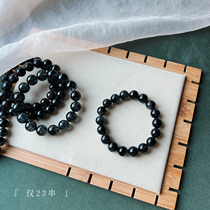 Ultra-high cost performance only 23 strings of ultra-strong magnetic field ultra-dense hair Brazilian black hair crystal bracelet for men and women