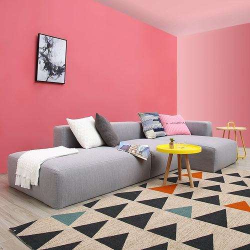 Ткань, современный минималистичный диван для гостиной, вилла для отдыха, простой и элегантный дизайн, из хлопка и льна