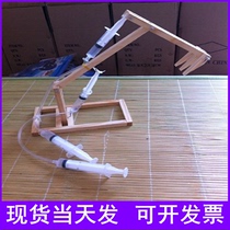 Self-made piston excavator youth manual class recommended kit technology small production DIY assembly competition model