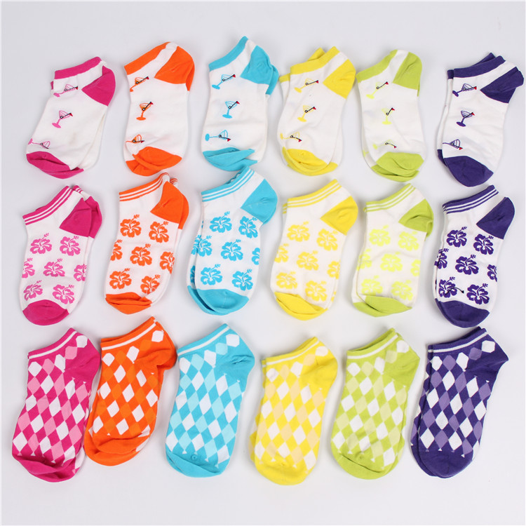 Export original golf socks ladies thin invisible socks sweat absorbent breathable soft combed cotton spring and summer