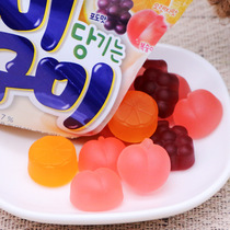 Korea Imported Food Lotte Mixed Fruit Mandarin Strawberry Citrus Taste Soft Sugar Child Candy Snacks Qq Sugar