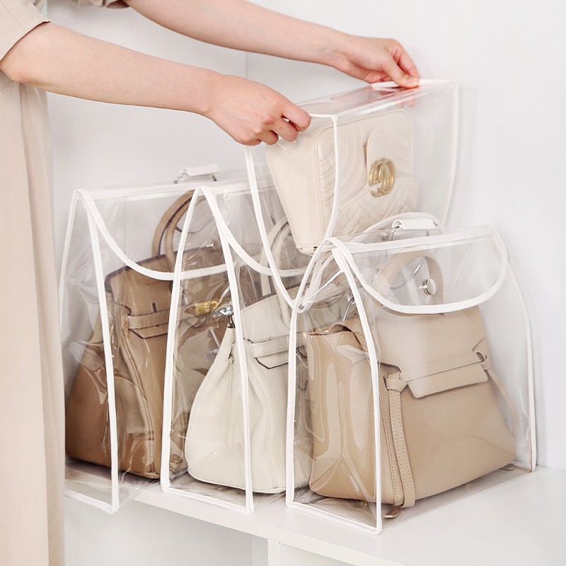 Bag casket collection bag transparent dust cover finishing protection box wardrobe luxury storage hanging bag deity seal dust protection
