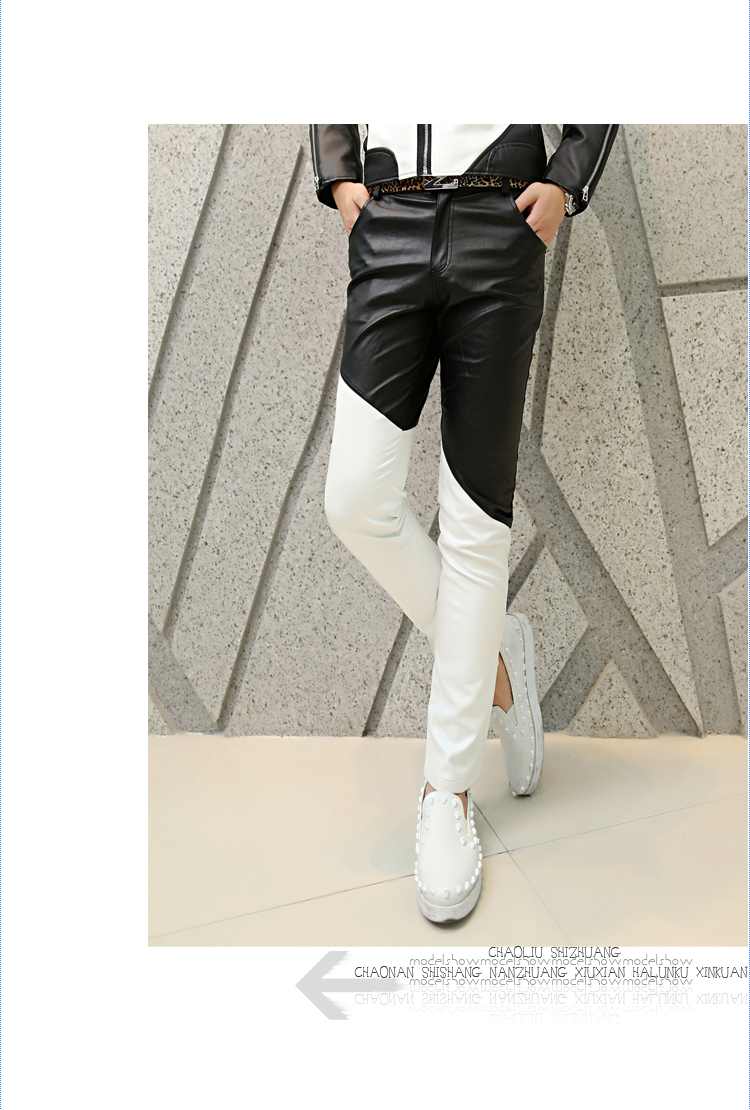 Pantalon cuir homme pour jeunesse pour automne - Ref 1493756 Image 11