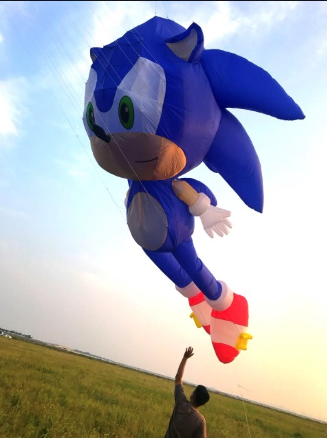 Large Soft Kite Adult Breeze Easy-Fly Skeletless Stereo Pendant Sonic