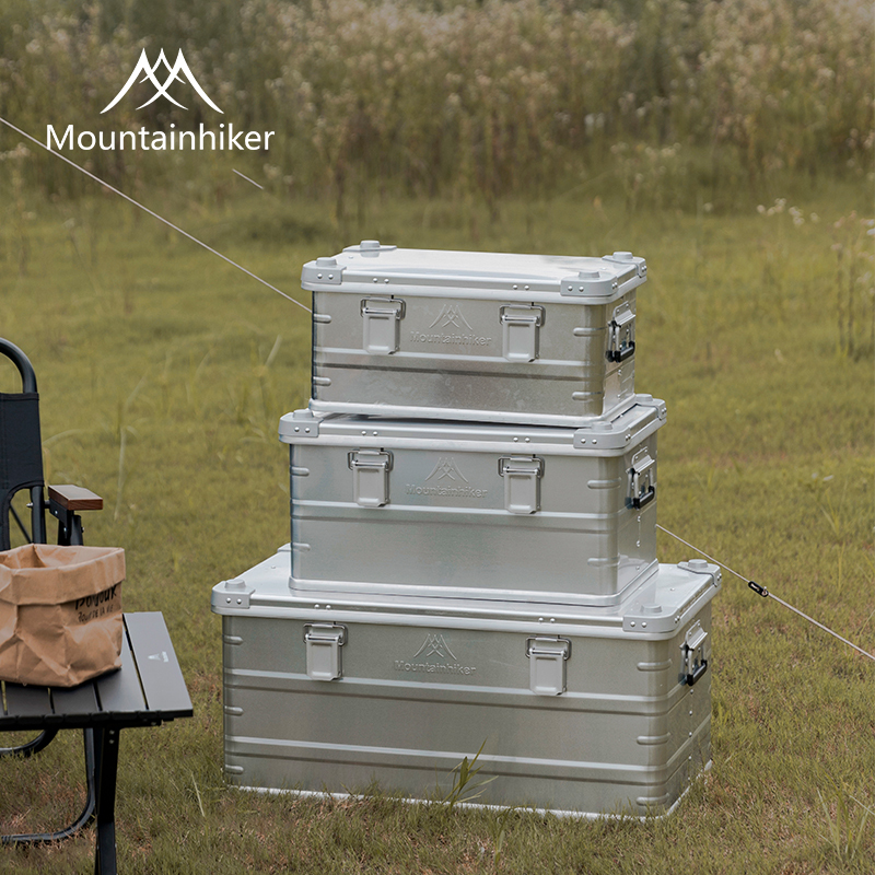 Shanzhi Outdoor Camping Aluminum Alloy Storage Box Multifunctional Car-Mounted Large Trunk Self-Driving Metal Aluminum Box