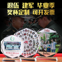 Graduation Season Graduation Mementos Souvenir Making Authorized Trophies Custom Set Making Pendulum Photos Creative Crystal Pendulum Table