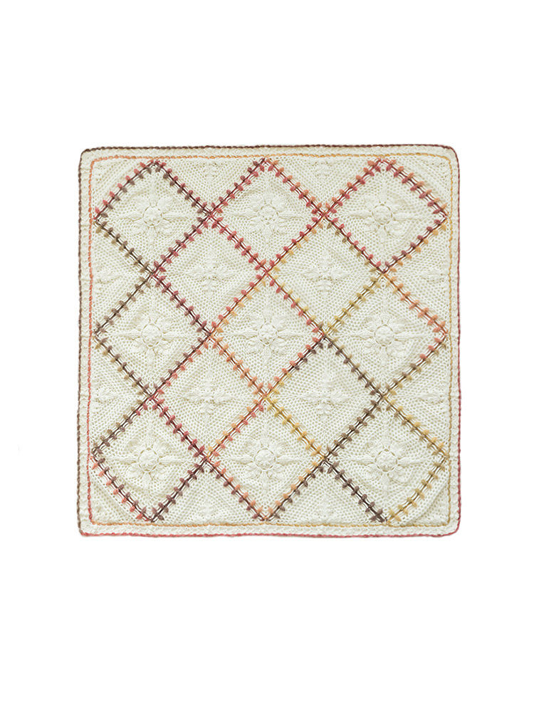 Sister Su Su's leaf pattern embossed blanket relieves boredom, handmade diy crochet blanket knitting yarn ball production material package