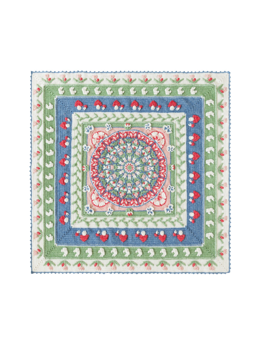 Sister Su Su’s Alice’s Wonderland Blanket Handmade DIY Crochet Wool Ball Material Pack to Kill Time