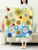 Sister Su Su’s fairy tale flower patchwork blanket handmade DIY crochet blanket homemade yarn ball material package