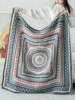 Sister Susu's cream cookie blanket handmade diy crochet blanket wool yarn ball homemade material package
