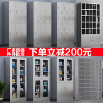 Custom stainless steel locker Wardrobe Dust-free Workshop Staff Change Shoes Cabinet Canteen Bowls Cabinet water glass cabinet Clean cabinet locker