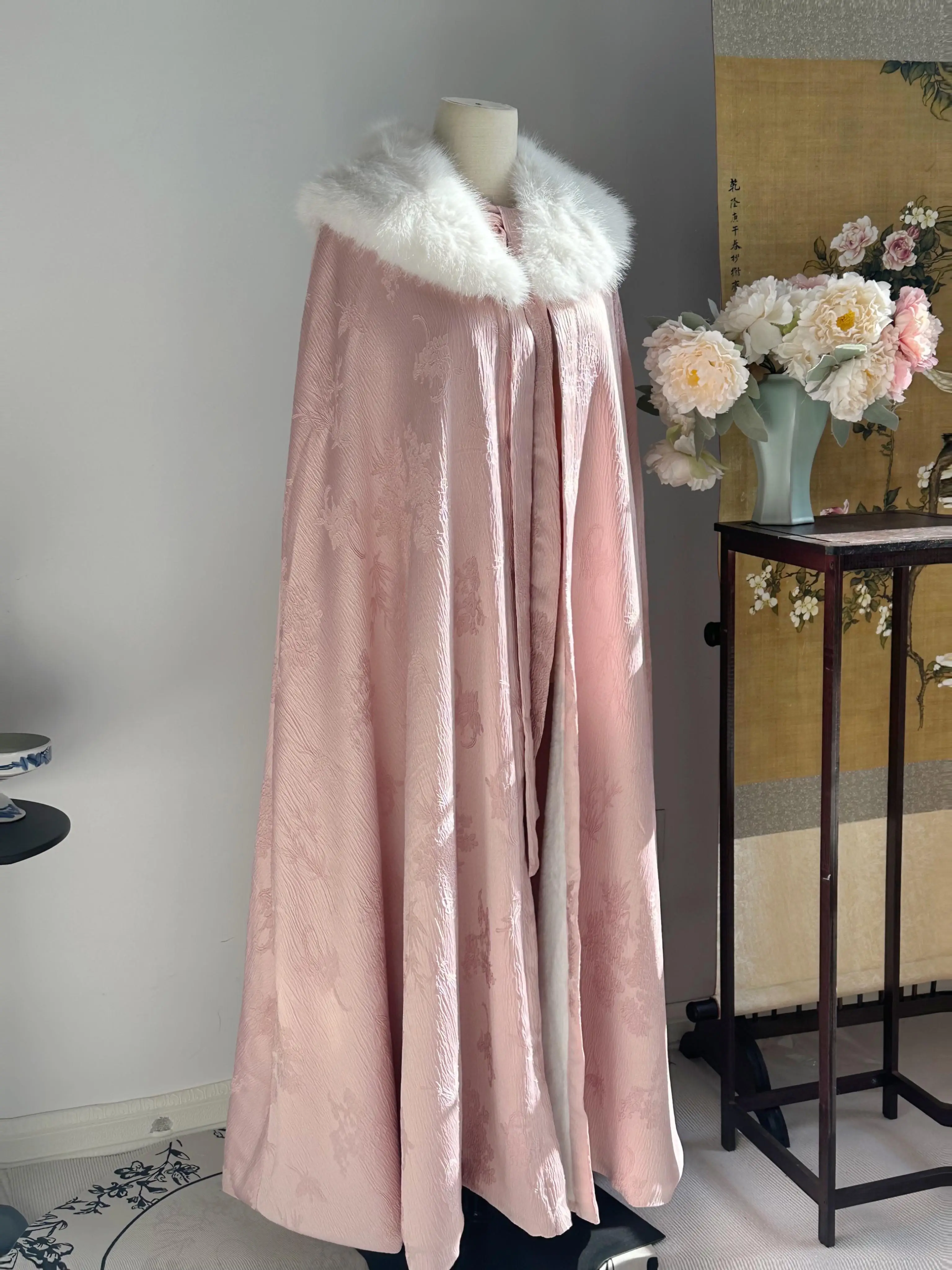 Подлинный ханфу, теплая трench-coat