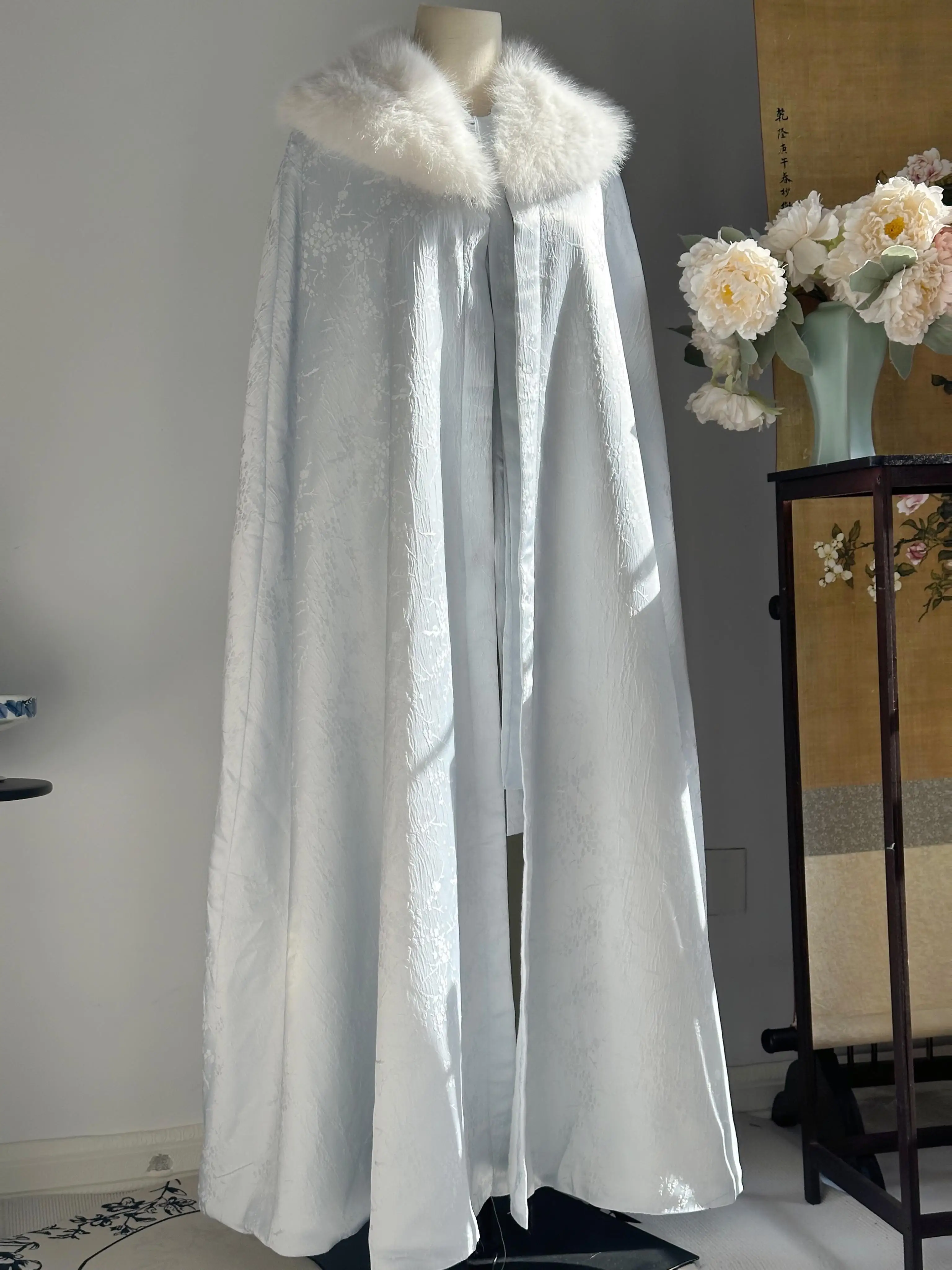 Подлинный ханфу, теплая трench-coat