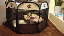 Pet tent Delivery room Anti-mosquito large training toilet Folding fence Dog kennel Cat dog outdoor car dog cage