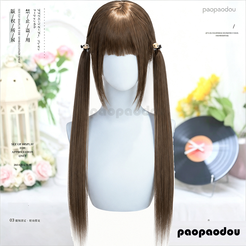 Lolita Wig for Women, Long Hair, Off-White Gold, Long Straight Hair, Internet Celebrity Streamer Cosplay, Air Bangs, Natural Full Wig Lolita Wig for Women, Long Hair, Off-White Gold, Long Straight Hair, Internet Celebrity Streamer Cosplay, Air Bangs, Natural Full Wig