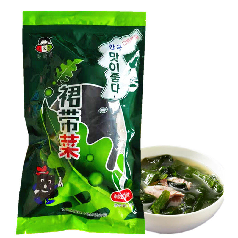 South Korean cuisine lad Purple Vegetable Dried Dress With Vegetable 100g 40 People Big Sauce Kelp Purple Vegetable Soup Mix