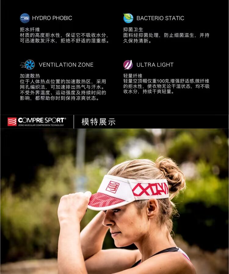 Compressport chạy nắp trống nam và nữ marathon mũ thể thao nhanh khô mũ chống nắng mũ chống nắng siêu nhẹ nón kết nam đẹp