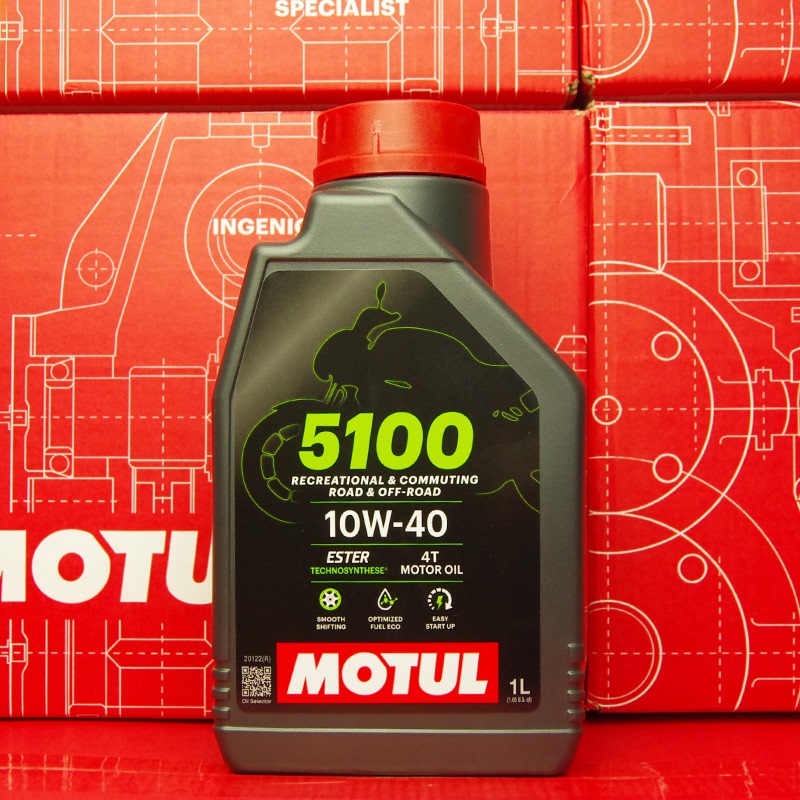 Mote 5100 4t 10W-40 Imported Synthetic Motorcycle Oil Suitable for Bmw, Honda, Yamaha, and Suzuki