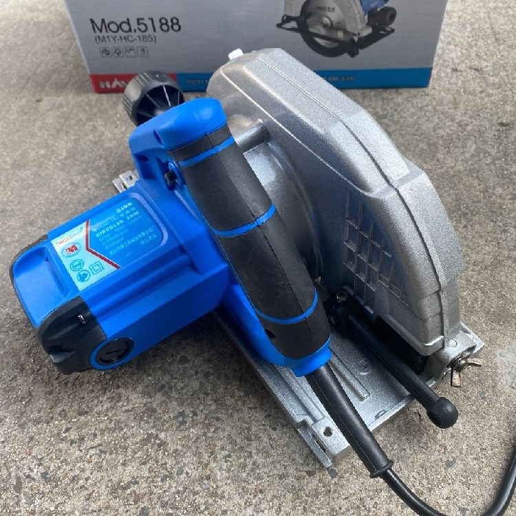 Hanchuan 7 inch circular saw machine 5188 Handsaw wood working electric saw push bench saw flashlight saw wood cutting machine 185