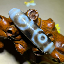 Zhen Pintasu Taiwan to Pure Process Buddhist Heart Three Eye Beads Lock Bone Pearl Tibet To Pure Agate Nau Three Eye Matching Beads