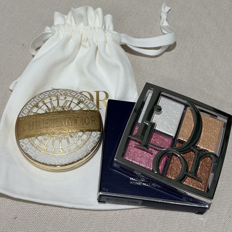 Bani Dior Dior's New Product Silver Leather White Leather High-Gloss 6g Diamond 02 03 04 05 06