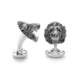 Deakin & Francis Sterling Silver Animal Series Cufflinks