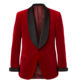 Kingsman Shawl-Collar Velvet Tuxedo Shawl Collar Velvet Blend Dress