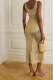Cult Gaia Pemma Applique Crochet Lurex Midi Dress