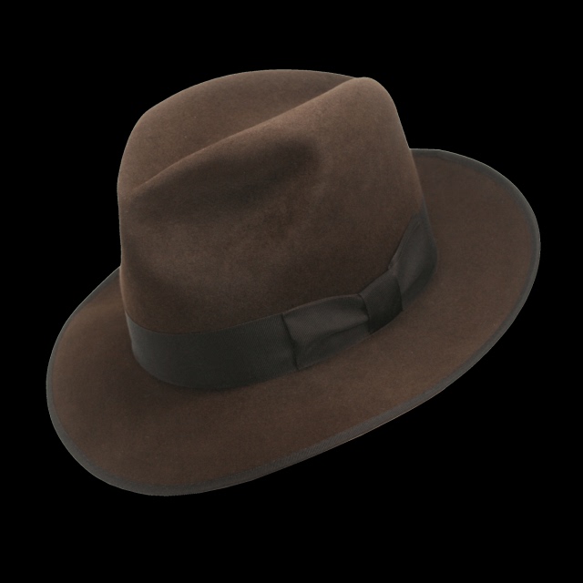 Herbert Johnson Collection the Piccadilly Poet Rabbit Fur Fedora Hat
