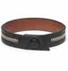 Want Les Essentiels De La Vie Leather Zipper Decorative Bracelet