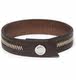 Want Les Essentiels De La Vie Leather Zipper Decorative Bracelet