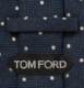 Tom Ford 8cm Polka Dot Silk and Wool Blend Tie