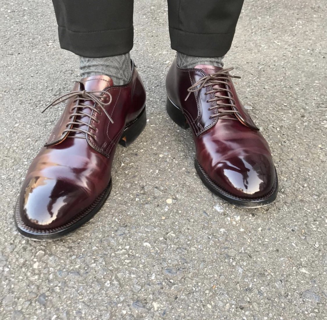 Alden Horse Hip Leather Skinhead Casual Leather Shoes 8 Number of colour Modified Banana Last Type