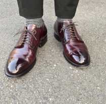  Alden horse hip leather bald leather shoes No 8 Color Modified Last