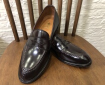  Alden NST Norwegian seam hand-sewn Lefu Foot cover No 8 color Black horse hip leather