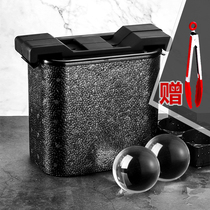 Frozen ice ball mold round silicone ice mold whiskey ice lattice spherical large transparent bubble-free ice box