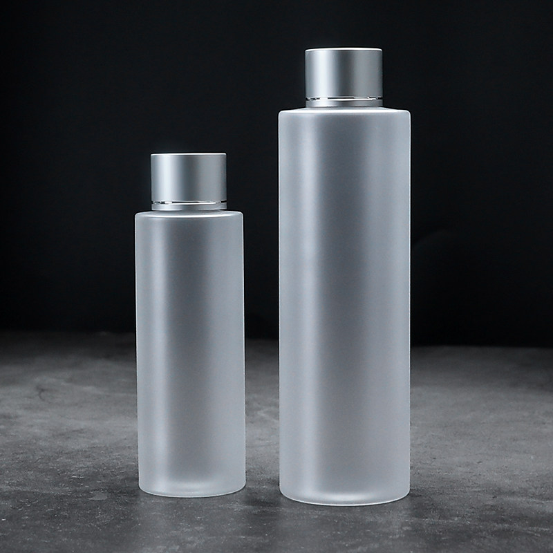 Transparent PET screw cap bottle toner makeup moisture bottling Travel empty bottle stuffed sample bottle Small bottle