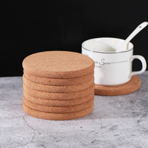 8 loaded cork cups padded round non-slip absorbent tea cup cushion tea Tootto waterproof cushion Gongfu Tea Tea Road cup cushion