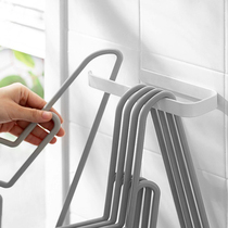 Simple Wall hanger storage rack non-perforated wall rack adhesive hook multifunctional household hanger