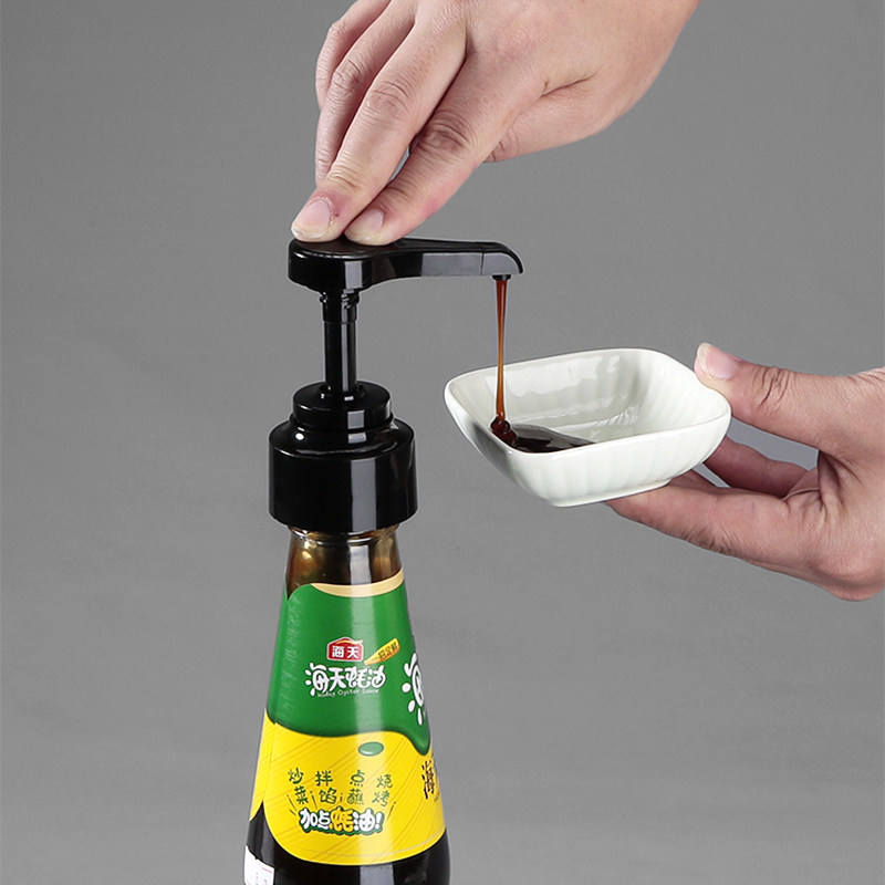 Oyster Oil Bottle Press Mouth Home Squeeze oil Tomato Shaji Press Head Compresseter Kitchen Seasoning Dosing dosing Mouth