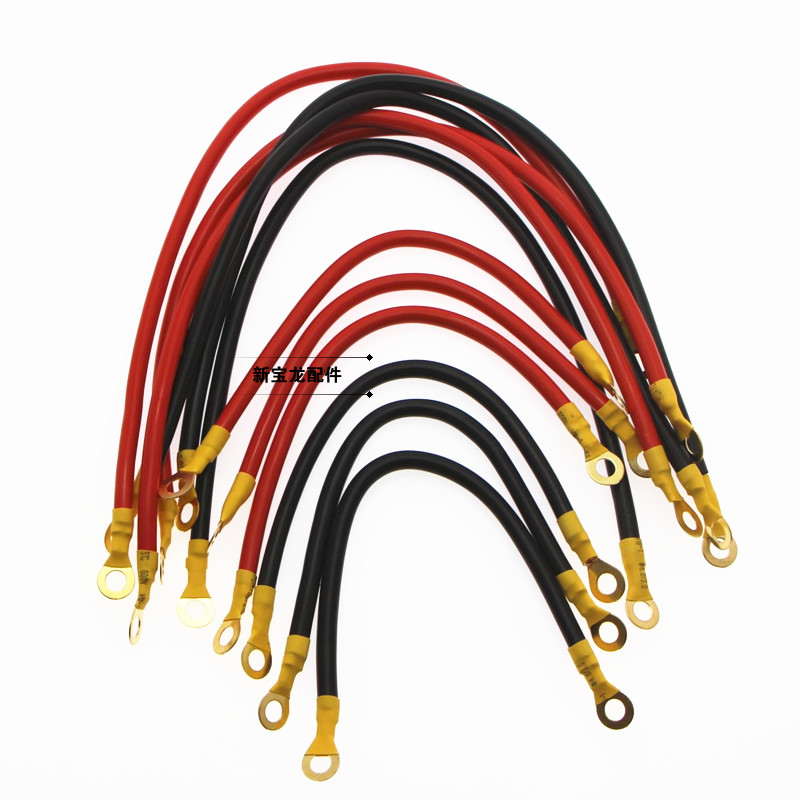 Motorcycle battery wire high quality length and short copper core battery wire motorcycle battery accessories