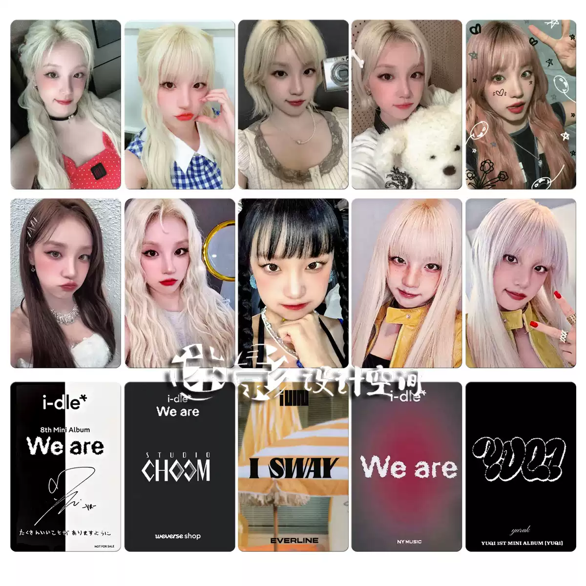 SHINee鍾鉉Jonghyun 1st Album She is Photocard Base自制專輯卡-淘寶